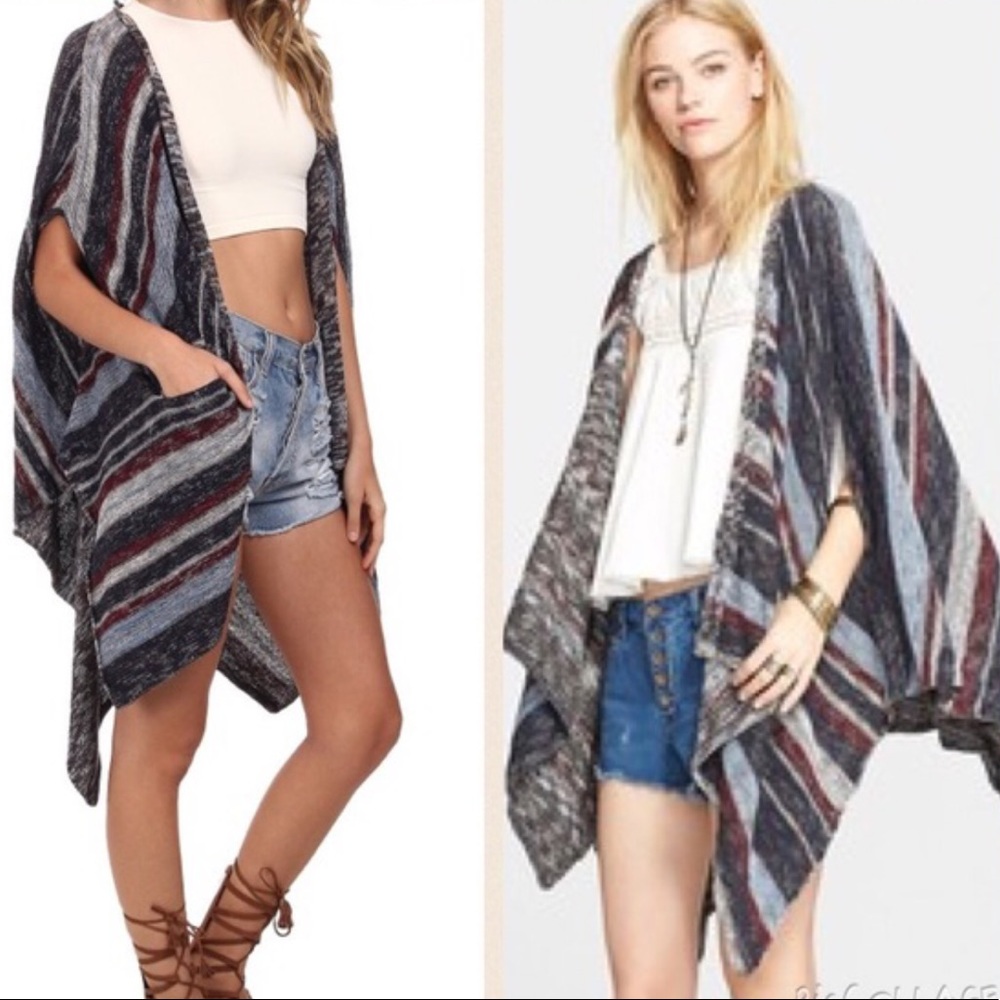 Free People sweater poncho